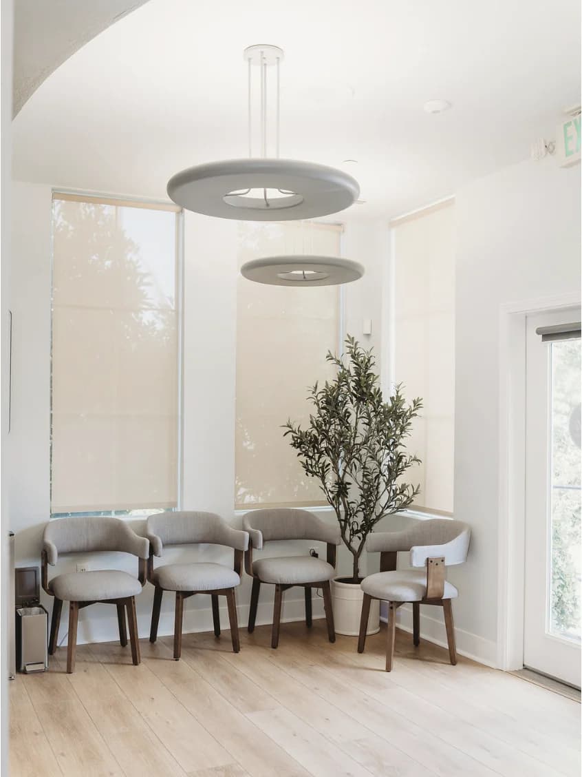 The waiting room at Mafi Surgery Center in Fresno