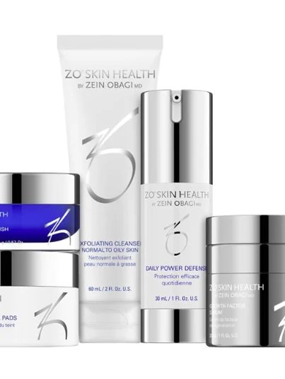 ZO Skin Health products from the medical-grade range carried at Mafi Plastic Surgery
