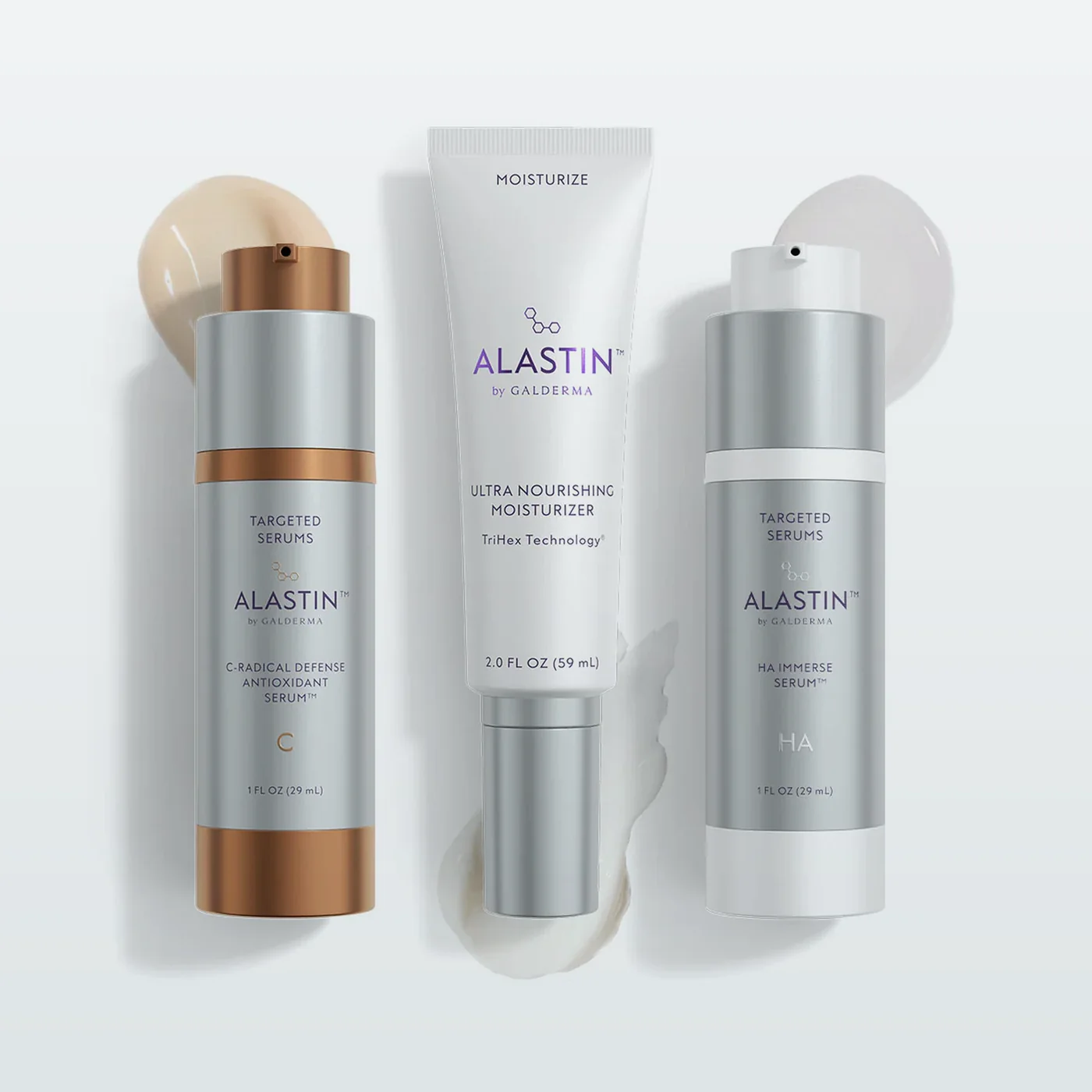 Alastin Skincare products from the practice’s medical-grade range